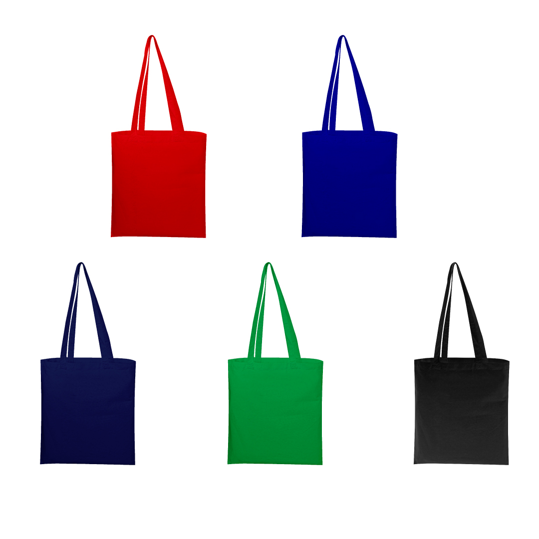 Boston Long Handle Coloured Calico Bag