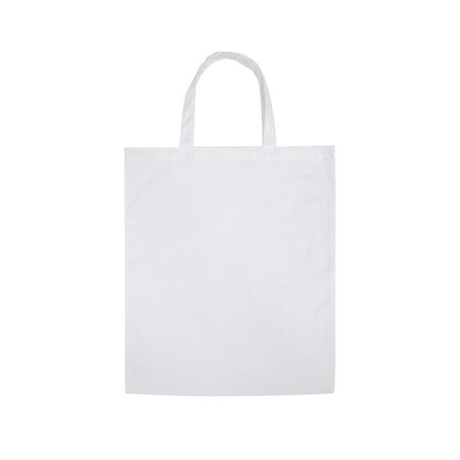 Large Calico Bag White