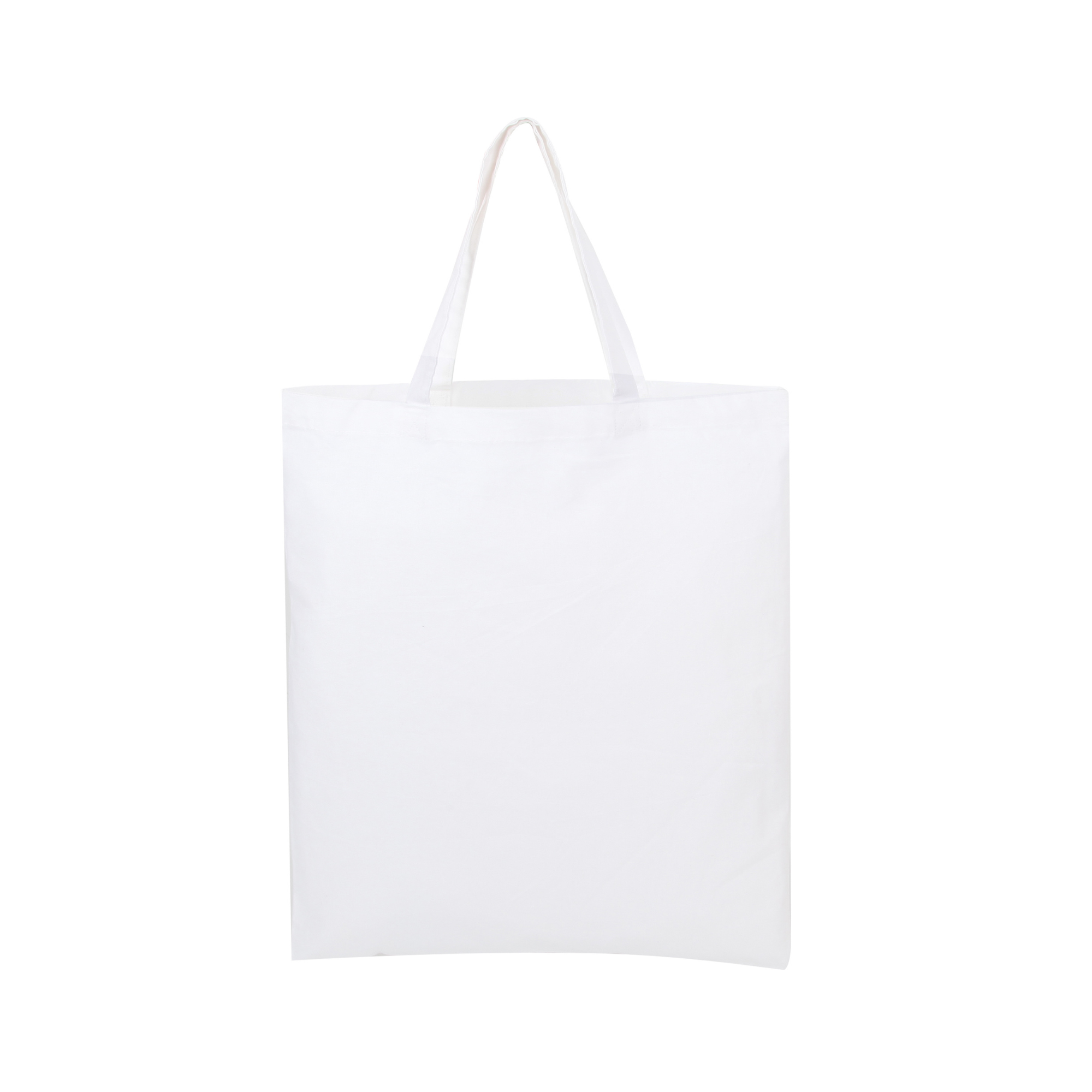 Large Calico Bag White