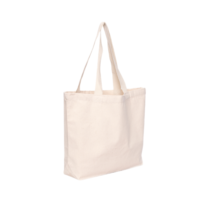 Maxi Natural Canvas Tote Bag