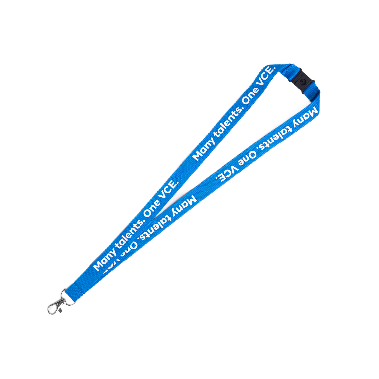 Flat Ribbed Lanyard 25mm Wide With Swivel Clip