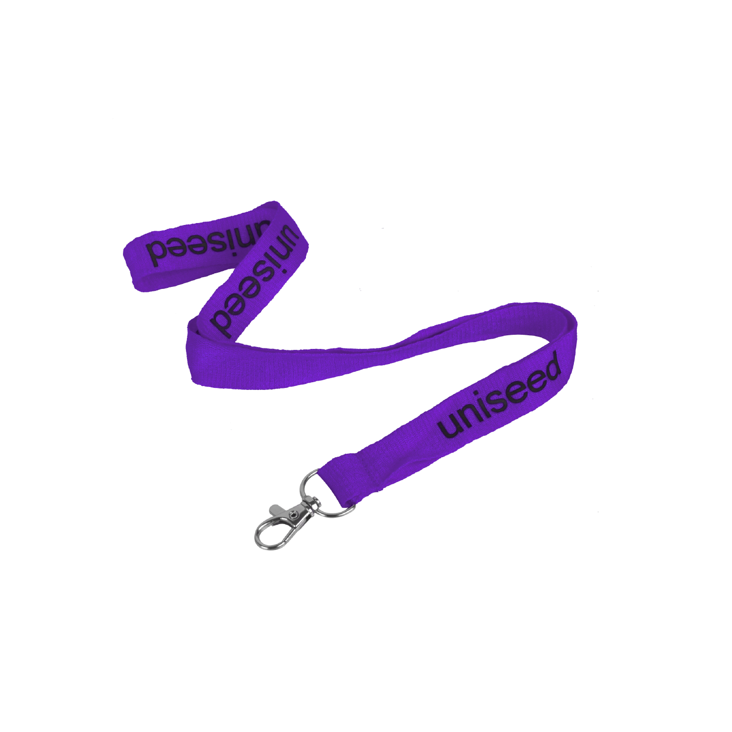 Flat Ribbed Lanyard 25mm Wide With Swivel Clip