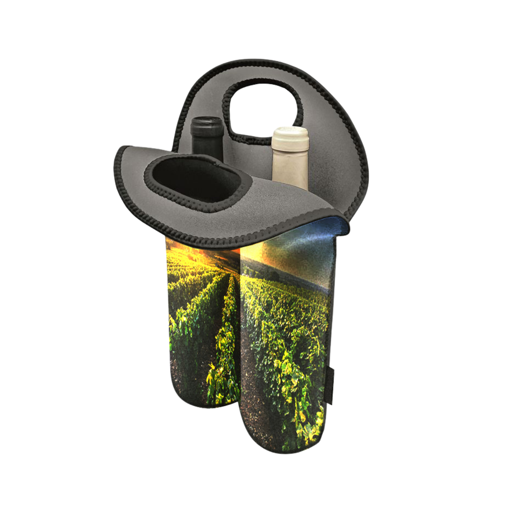 Neoprene Twin Wine Bottle Holder