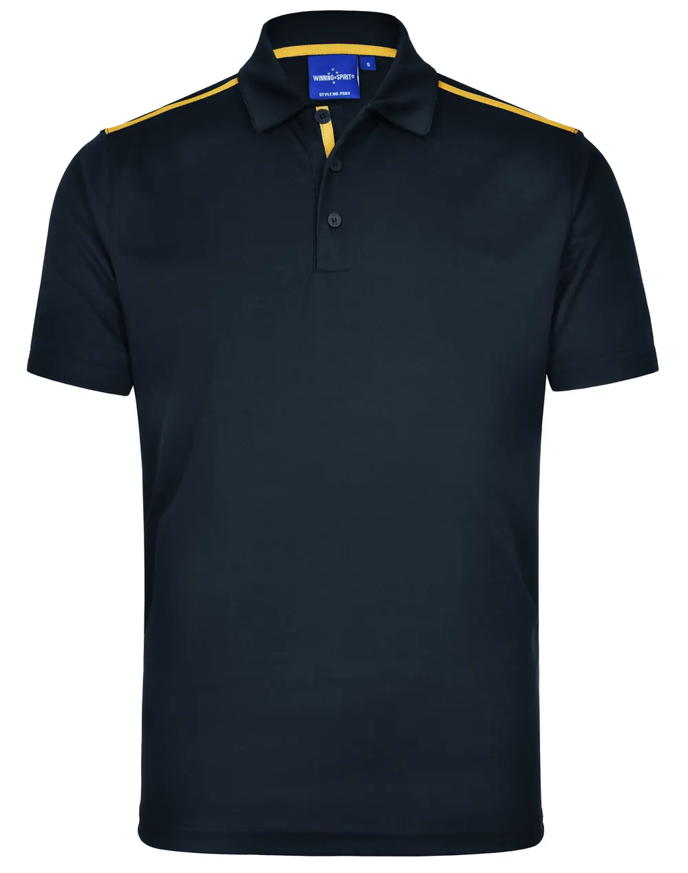 PS83_NavyGold_l Staten Polo Shirt Men’s