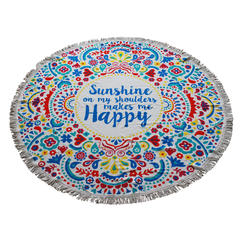 Custom Made Round Beach Towel