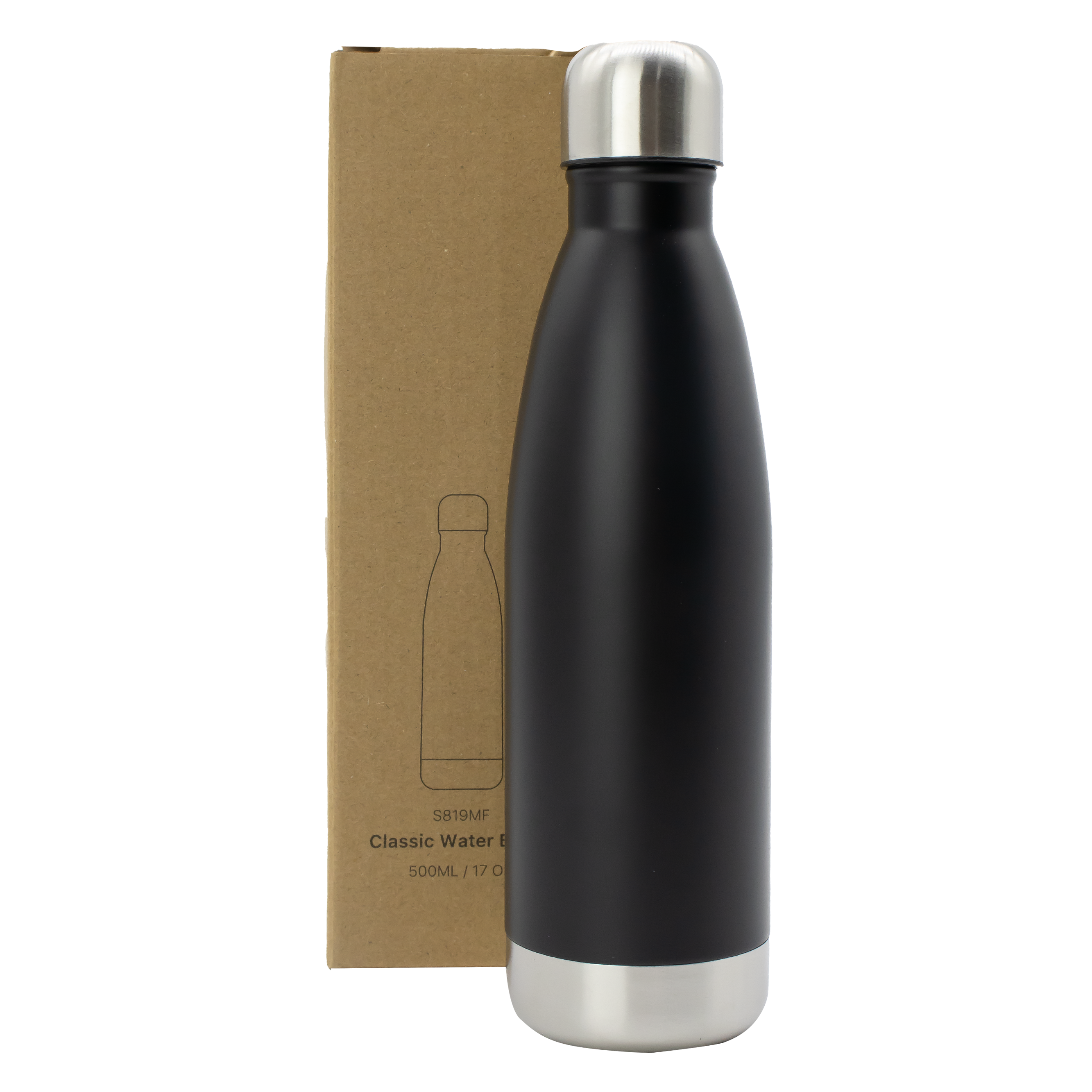 Classic 500ml Metal Water Bottle