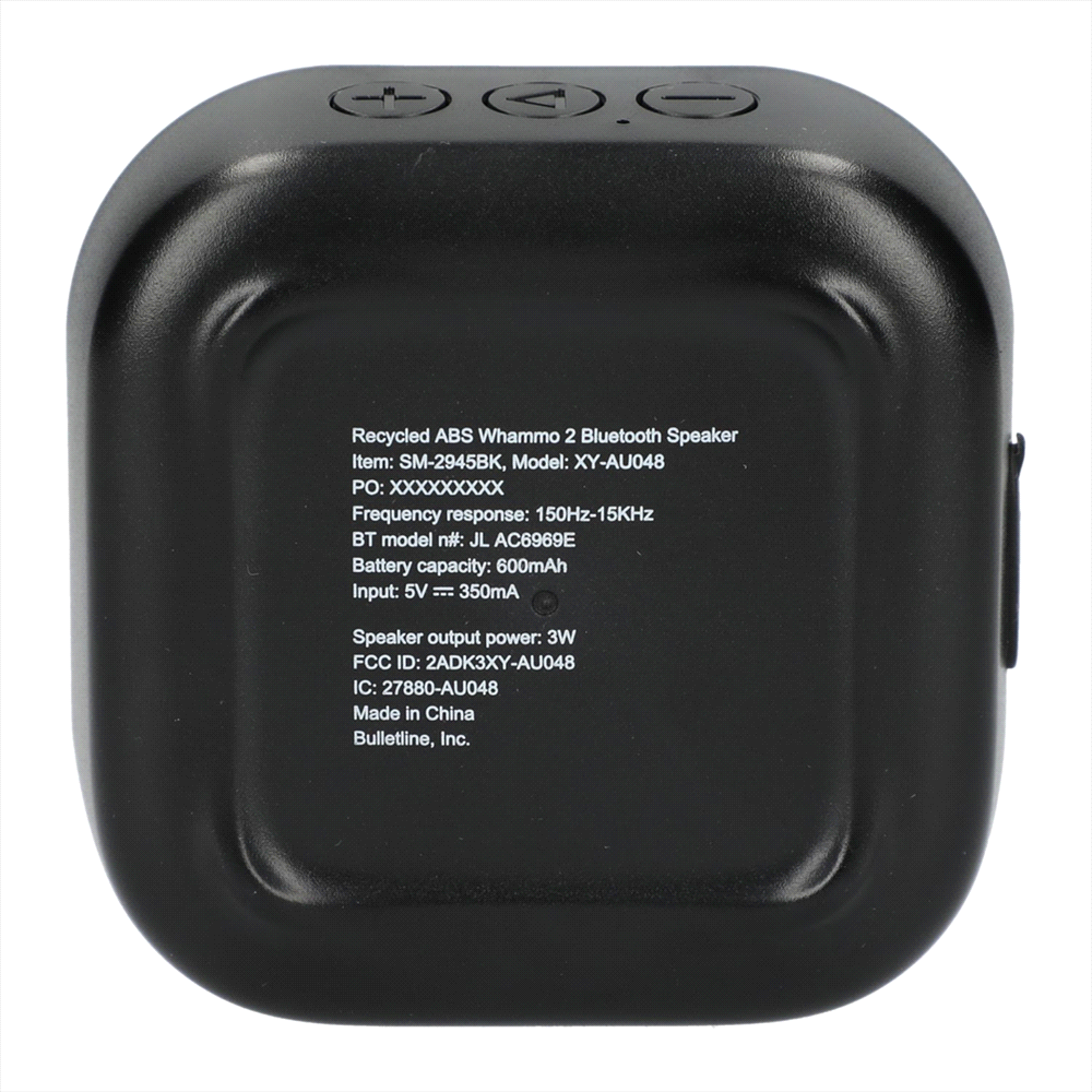 Recycled ABS Whammo 2 Bluetooth Speaker