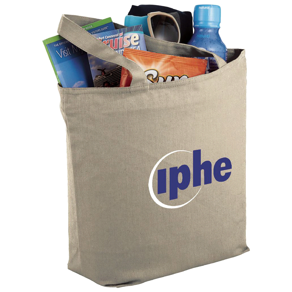 Cotton Maine Zippered Tote 15L