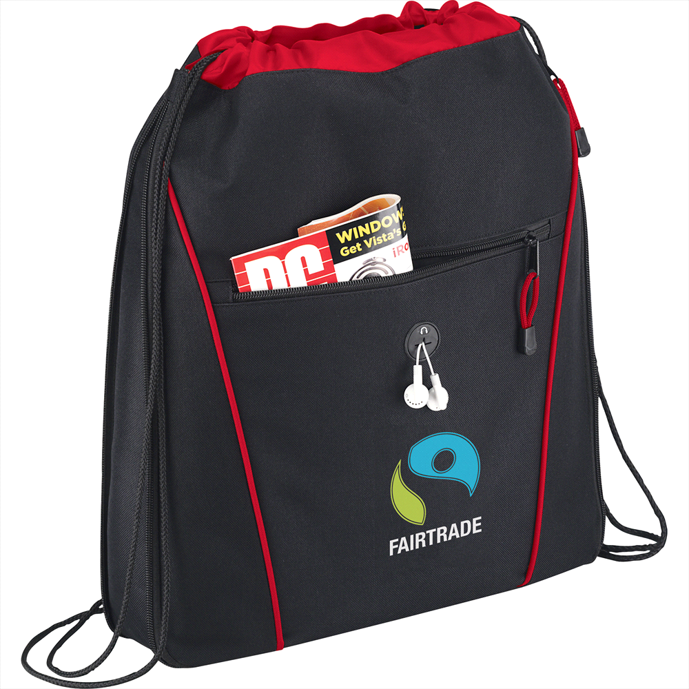 Raven Drawstring Bag