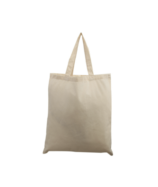 Cotton bag with no gusset