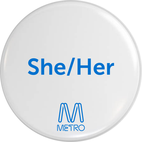 Pronoun Badge