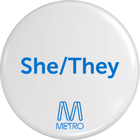 Pronoun Badge