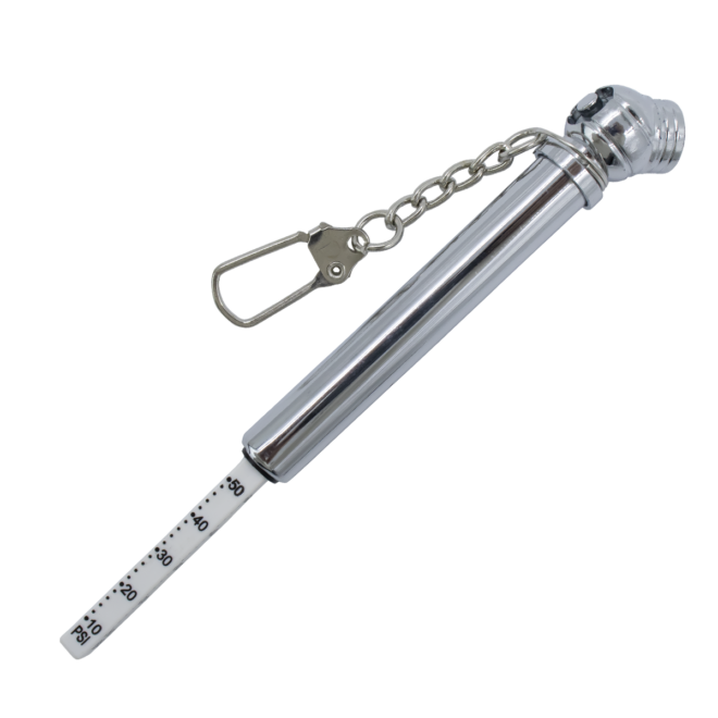 Aluminium Key Chain Tyre Gauge