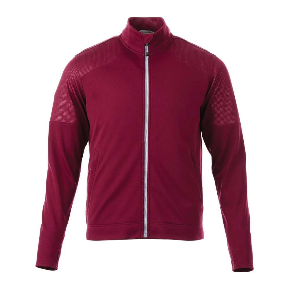Men’s Senger Knit Full Zip Performance Jacket w/ Thumb Holes