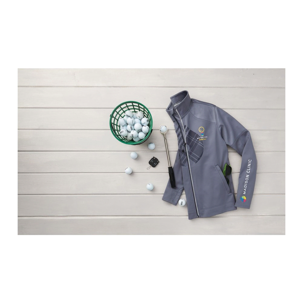 Men’s Senger Knit Full Zip Performance Jacket w/ Thumb Holes