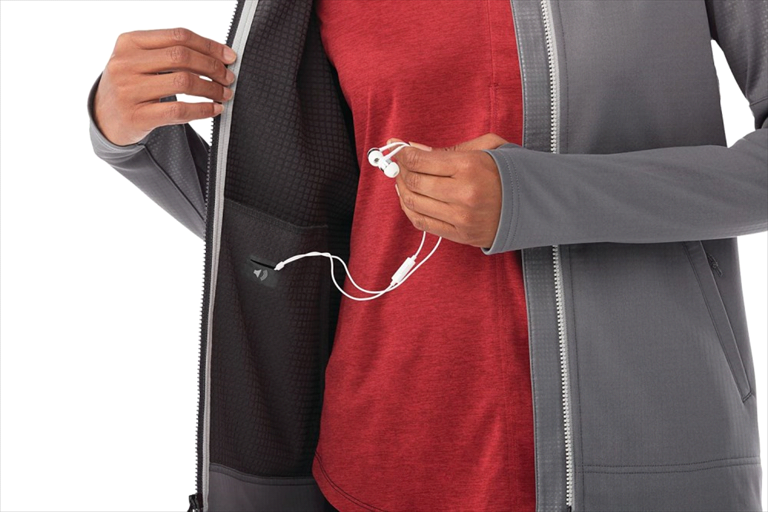 Women’s Senger Knit Full Zip Performance Jacket w/ Thumb Holes