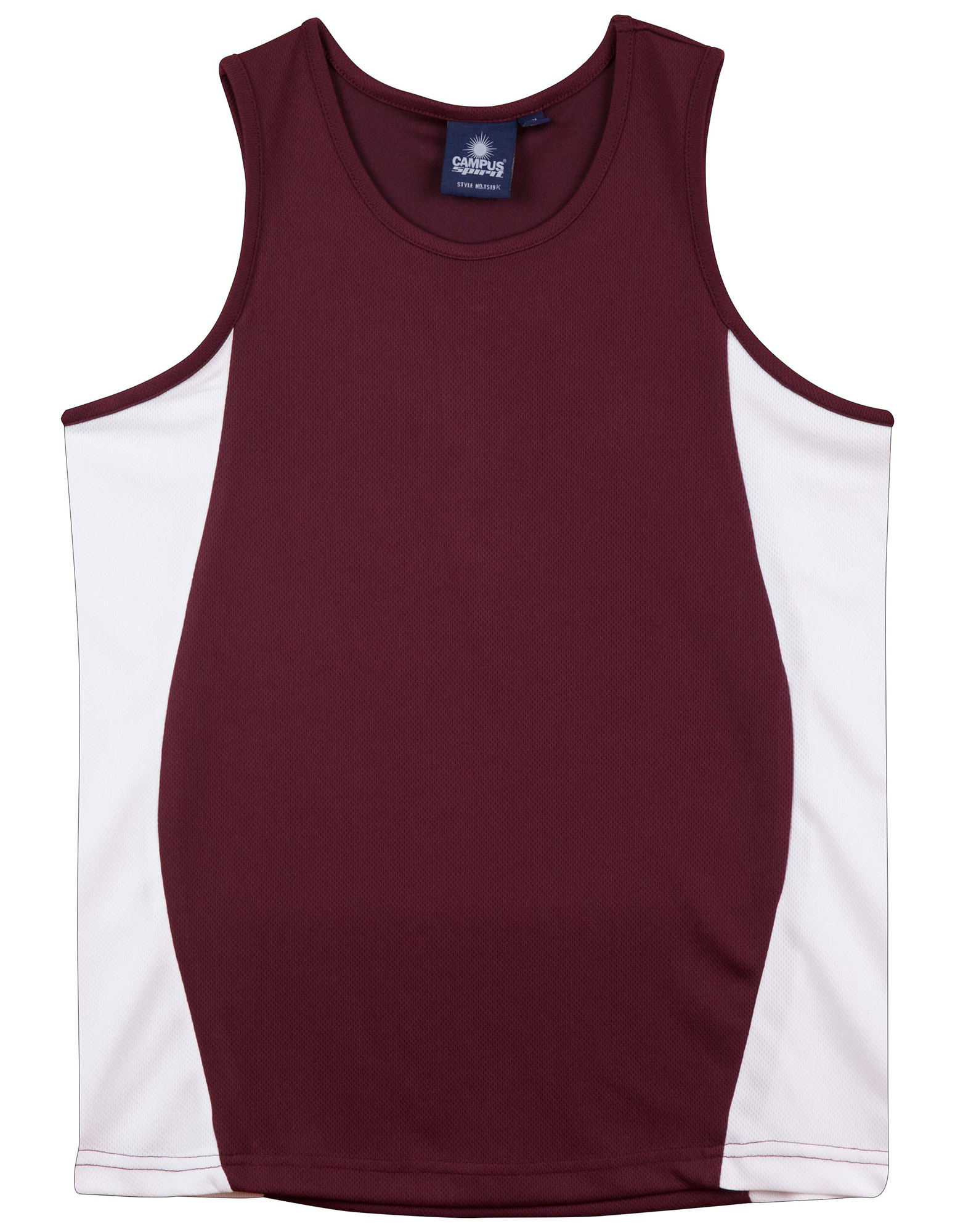 TS19K_Maroon.White_l.jpg Teammate Singlet Kids