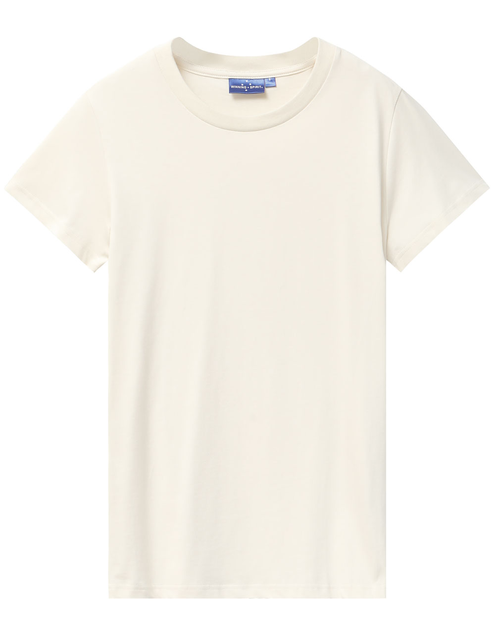 TS42_Natural_l Premium Cotton Tee Shirt Ladies
