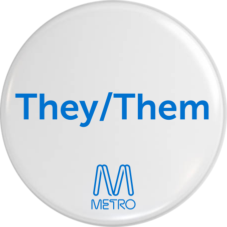 Pronoun Badge