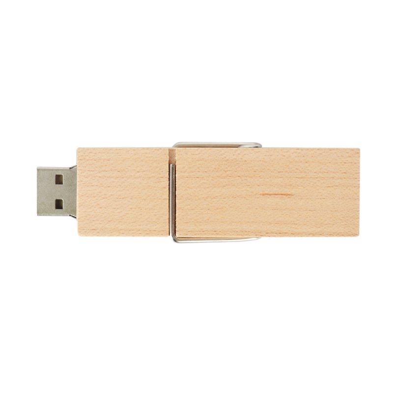 Wooden Clip Flash Drive