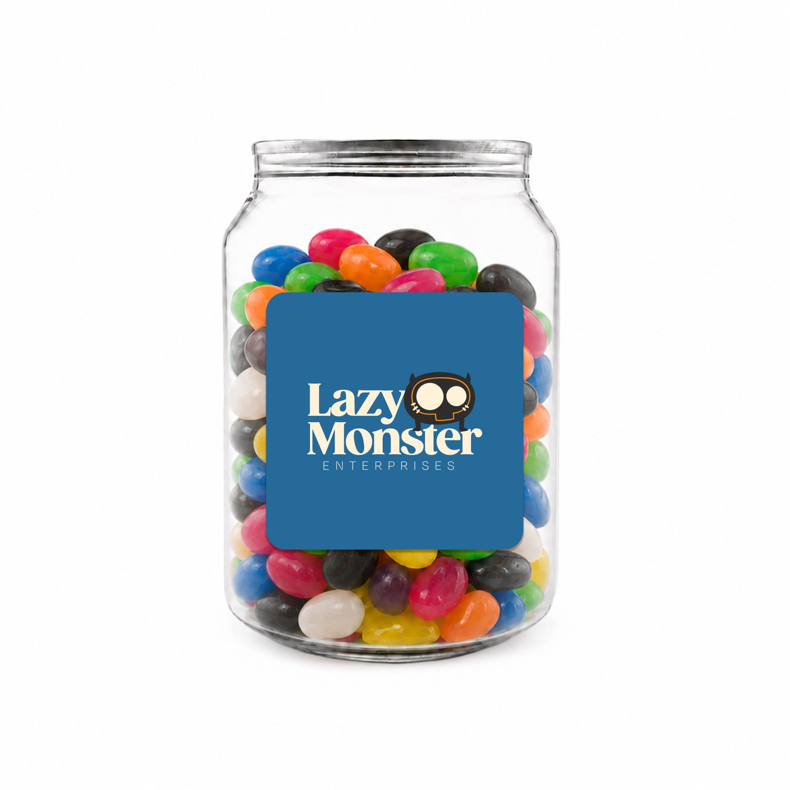 Assorted Jelly Beans in Clear Can 210g 1posstandarddigitallabel1