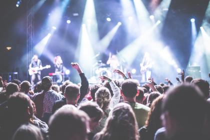 how to increase brand awareness - music gig