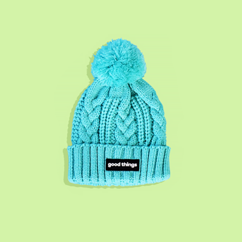 Bailey Knitted Beanie with Pompom Brief Item 7b4236160576