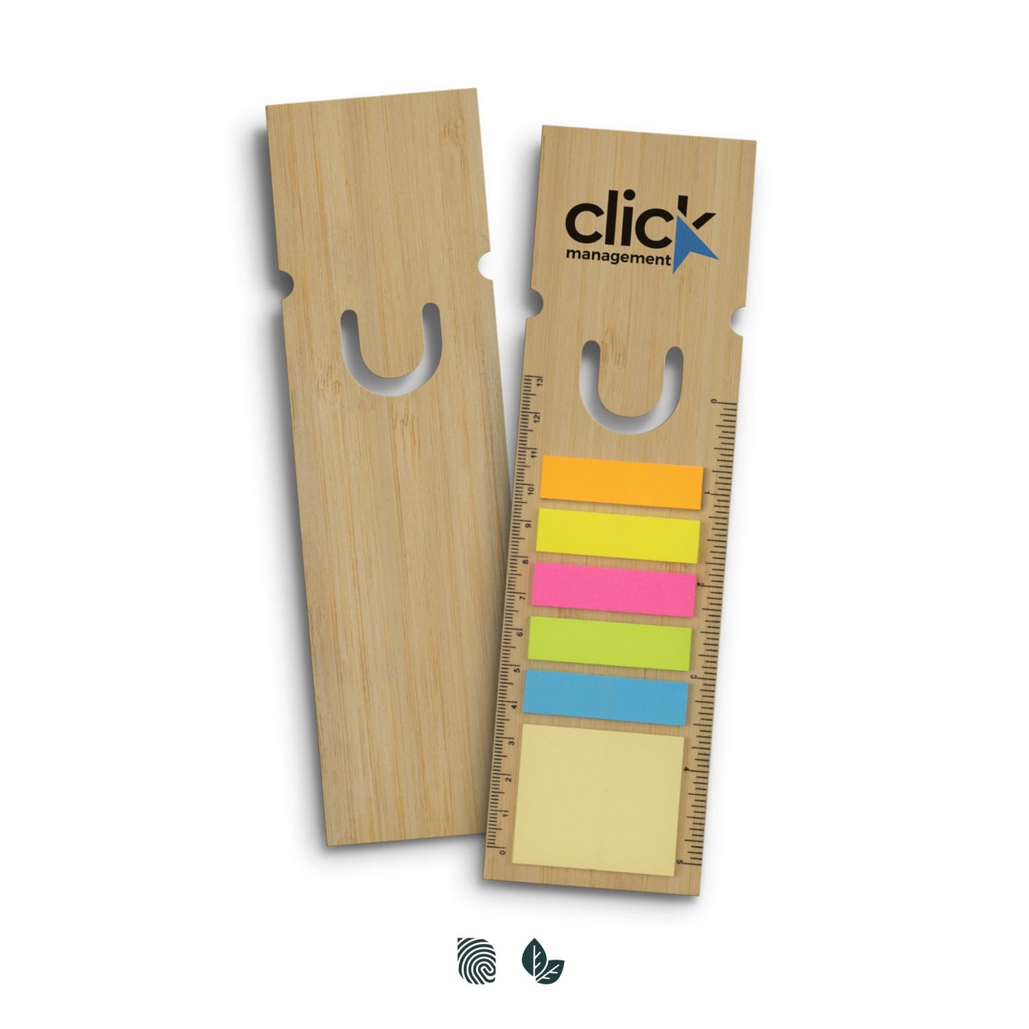 Bamboo Ruler Bookmark – Square