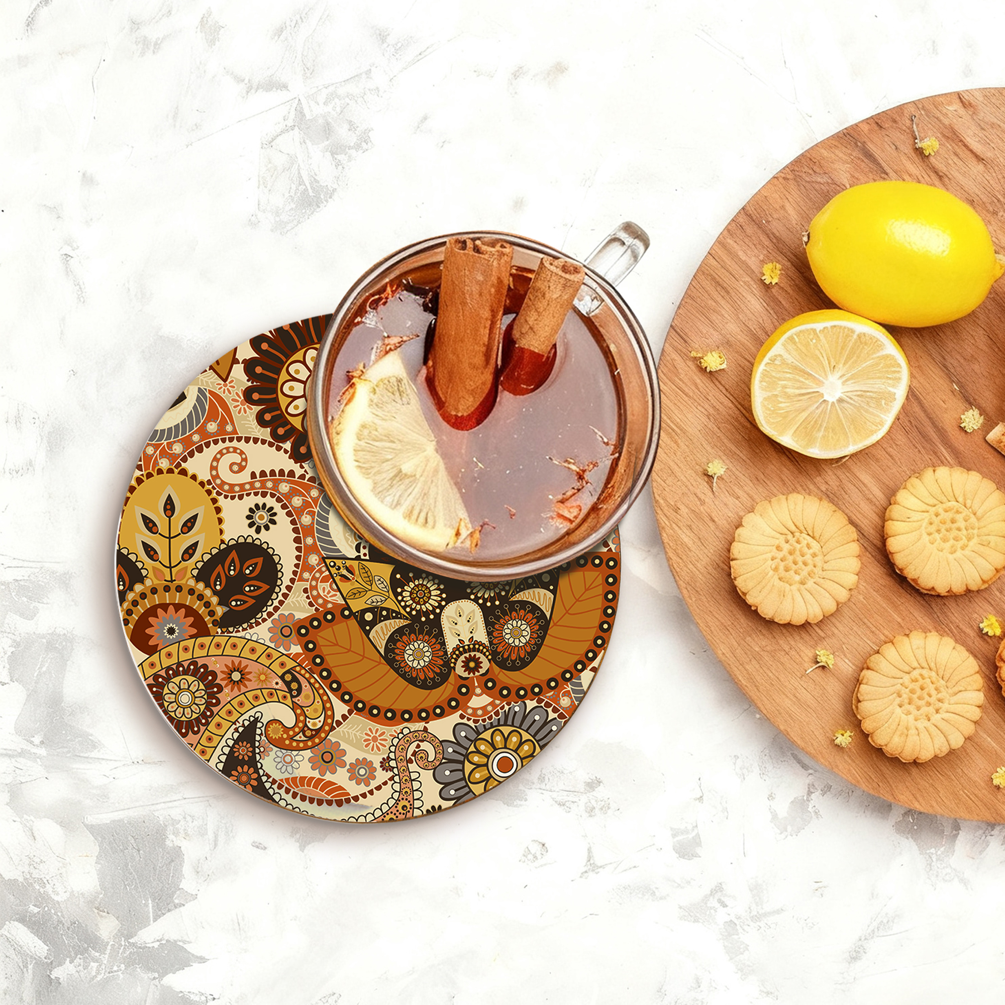 Round Ceramic Coaster