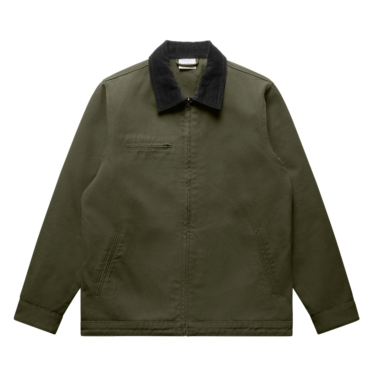 Canvas Cord Collar Jacket | 5533 Army