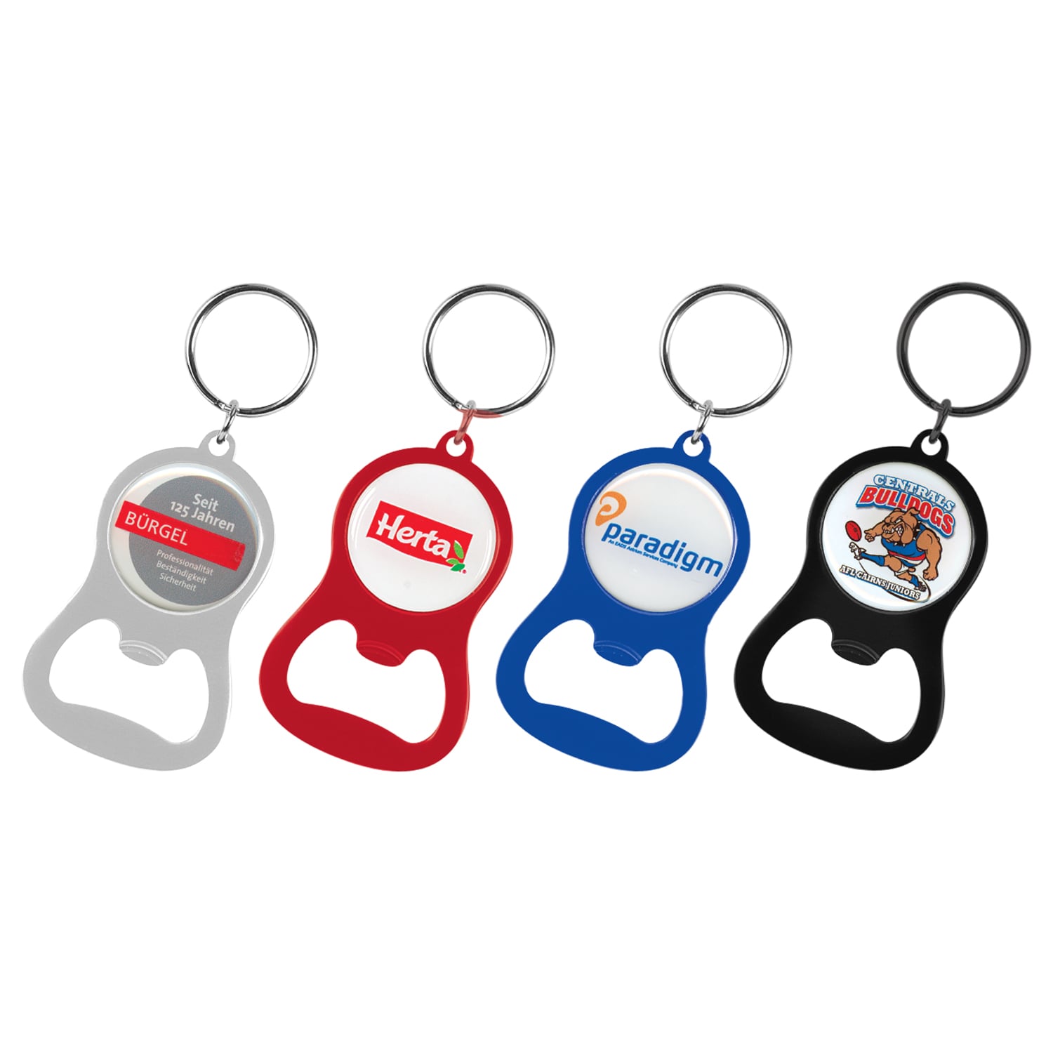 Chevron Cap Popper Key Ring