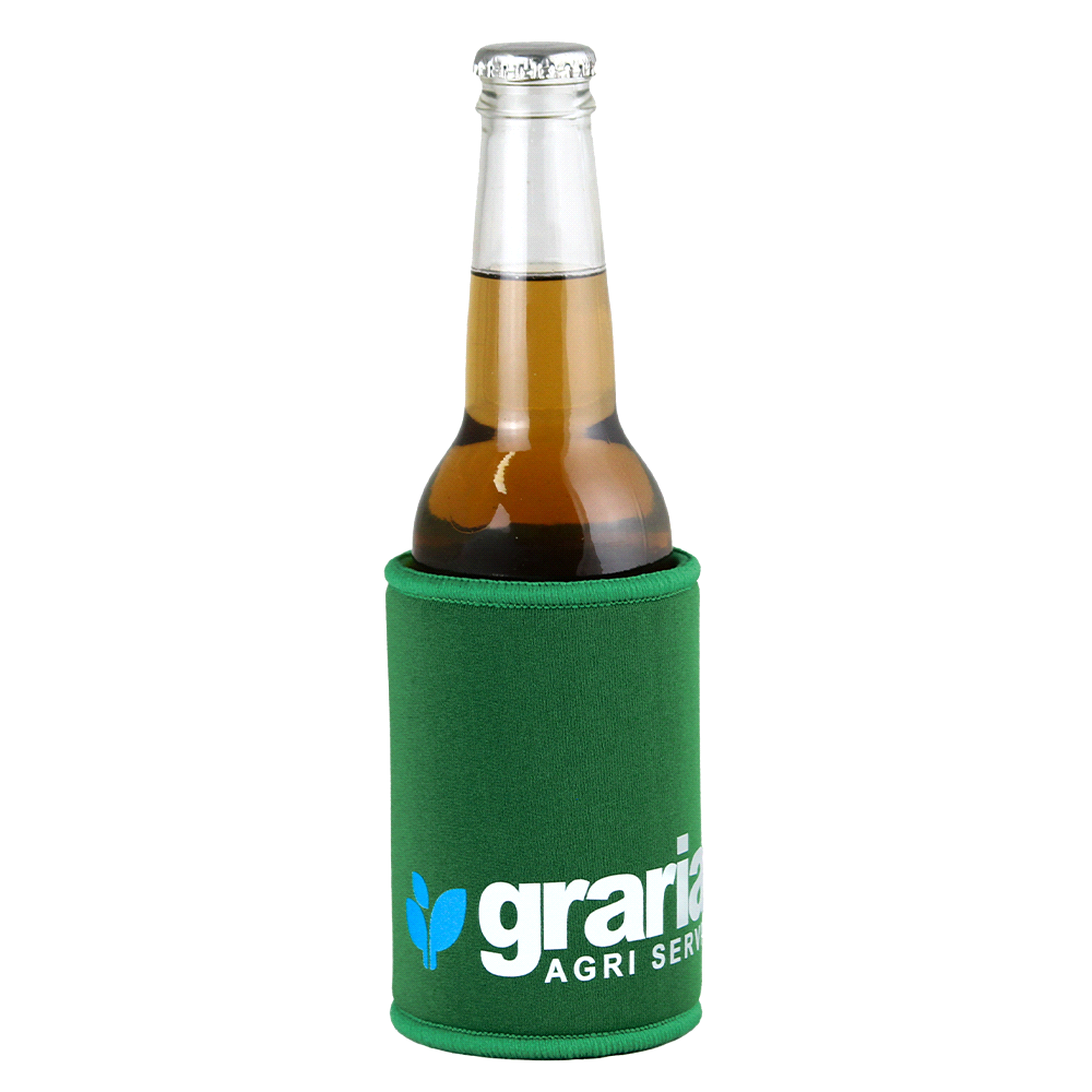 Classic Full Colour Stubby Holder Gn Classic Full Colour Stubby Holder Gn