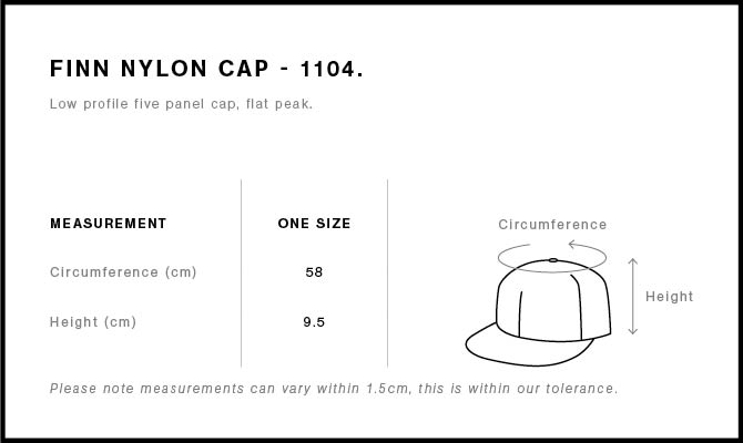 Clyde Performance Cap Size Guide