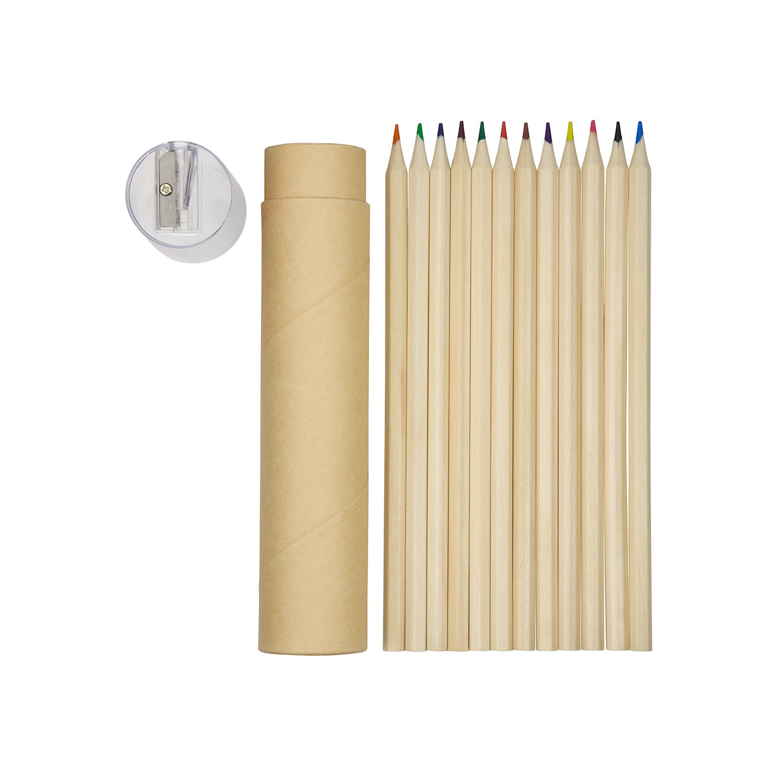 Colouroo Long Pencils in Tube Clearcontents