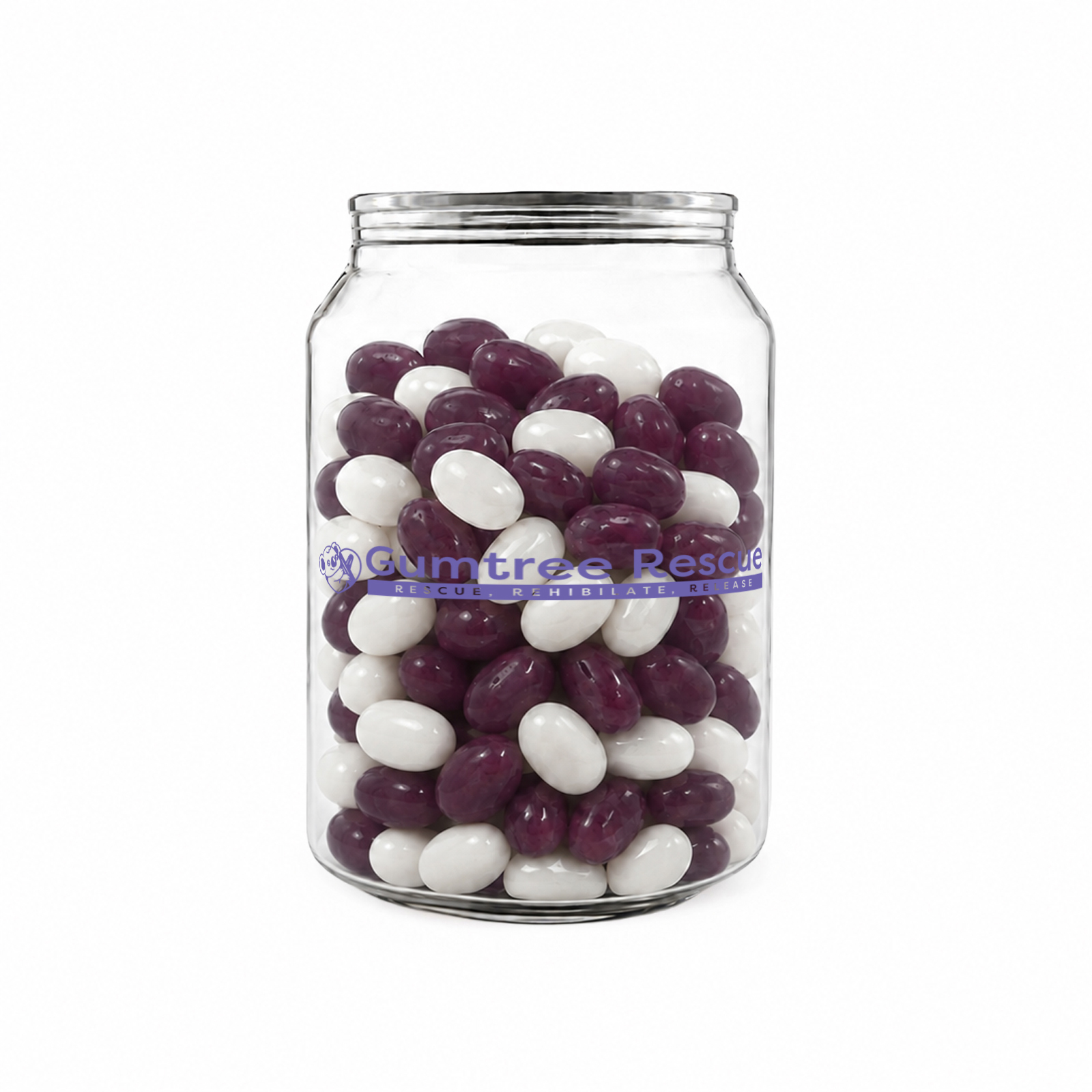 Corporate Colour Jelly Beans in Clear Can 210g 1colourprintscreen Corporate Colour Jelly Beans in Clear Can 210g 1colourprintscreen