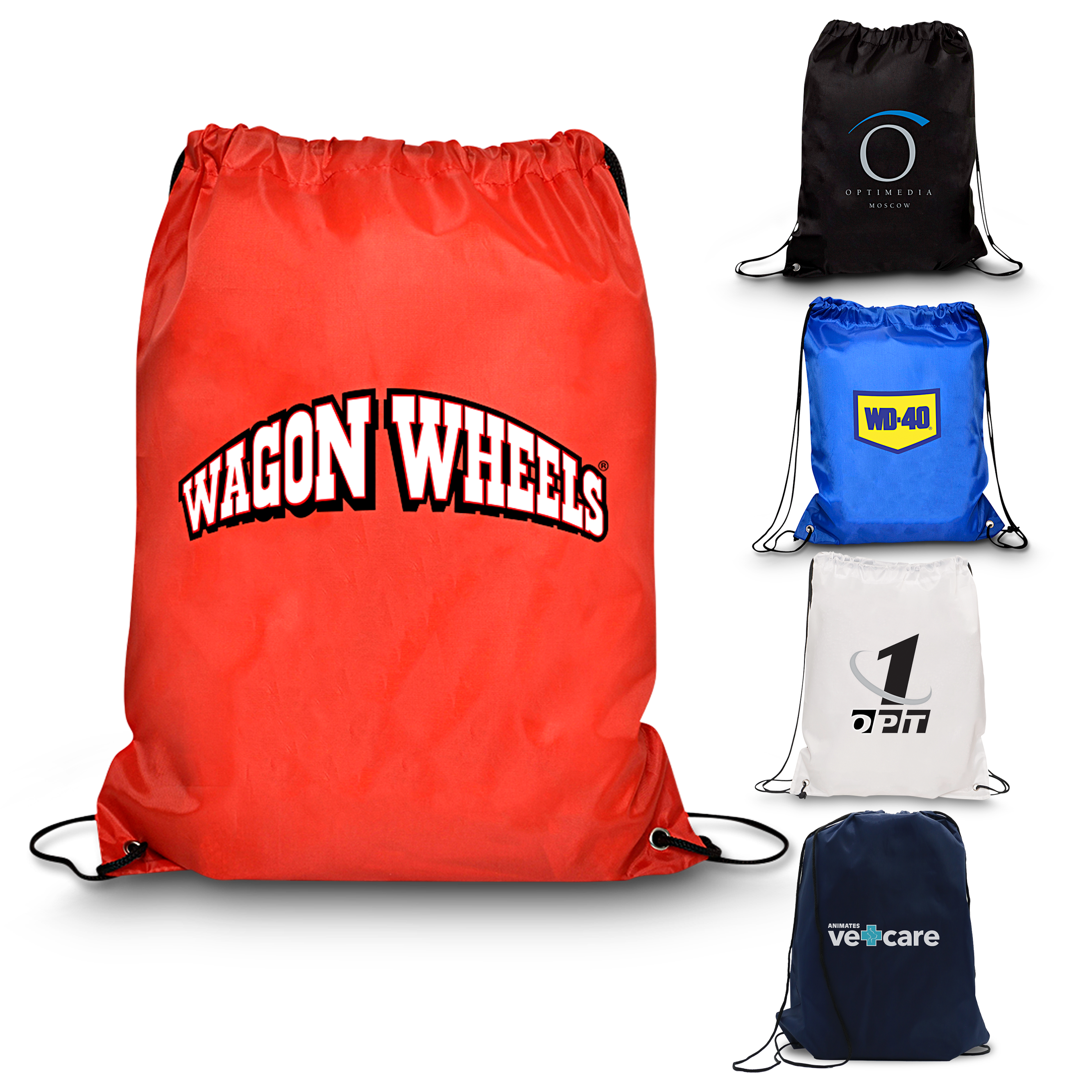 Gym Drawstring Bag Navy Group