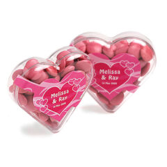 Acrylic Heart with Choc Beans 50g