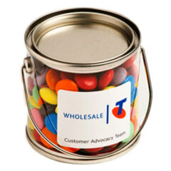 Small PVC Bucket with Choc Beans 170g