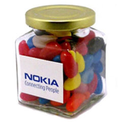 Jelly Beans in Square Jar 170G