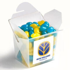 Frosted PP Noodle Box Filled with Jelly Beans 100G