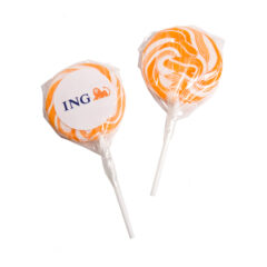 Medium Candy Lollipops - Orange
