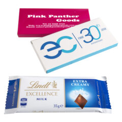 Printed Box with Lindt Bar 35g