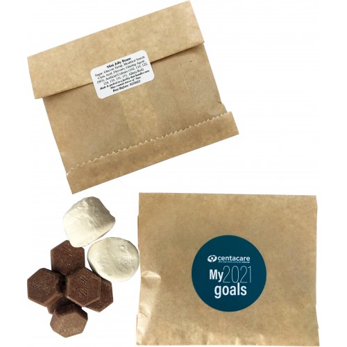 Kraft Paper Bag with Lindt Buttons & Marshmallows