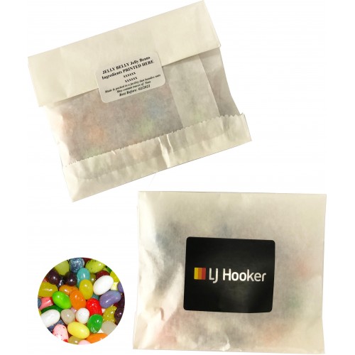 Kraft Paper Bag with JELLY BELLY Jelly Beans 50g