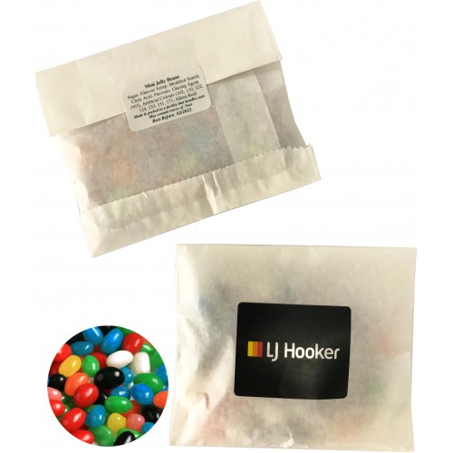 Kraft Paper Bag with Mini Jelly Beans 50g