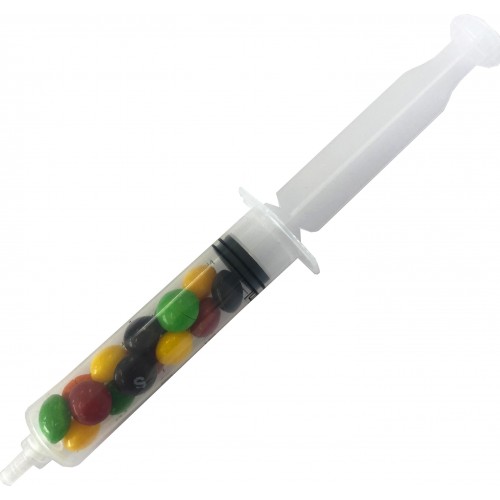 Syringe with Skittles 20g