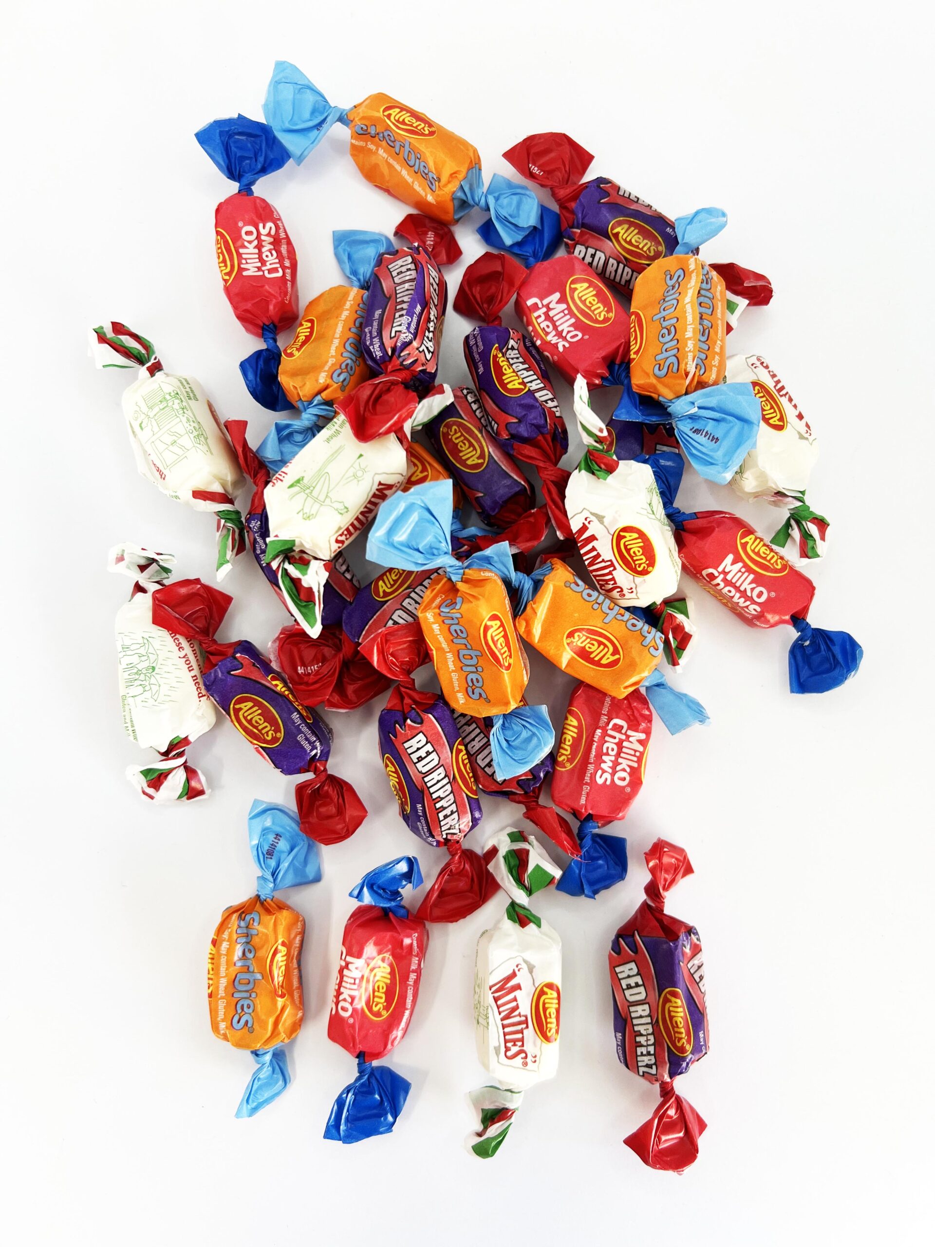 Small PVC Bucket with Allen’s Wrapped Lollies 100g