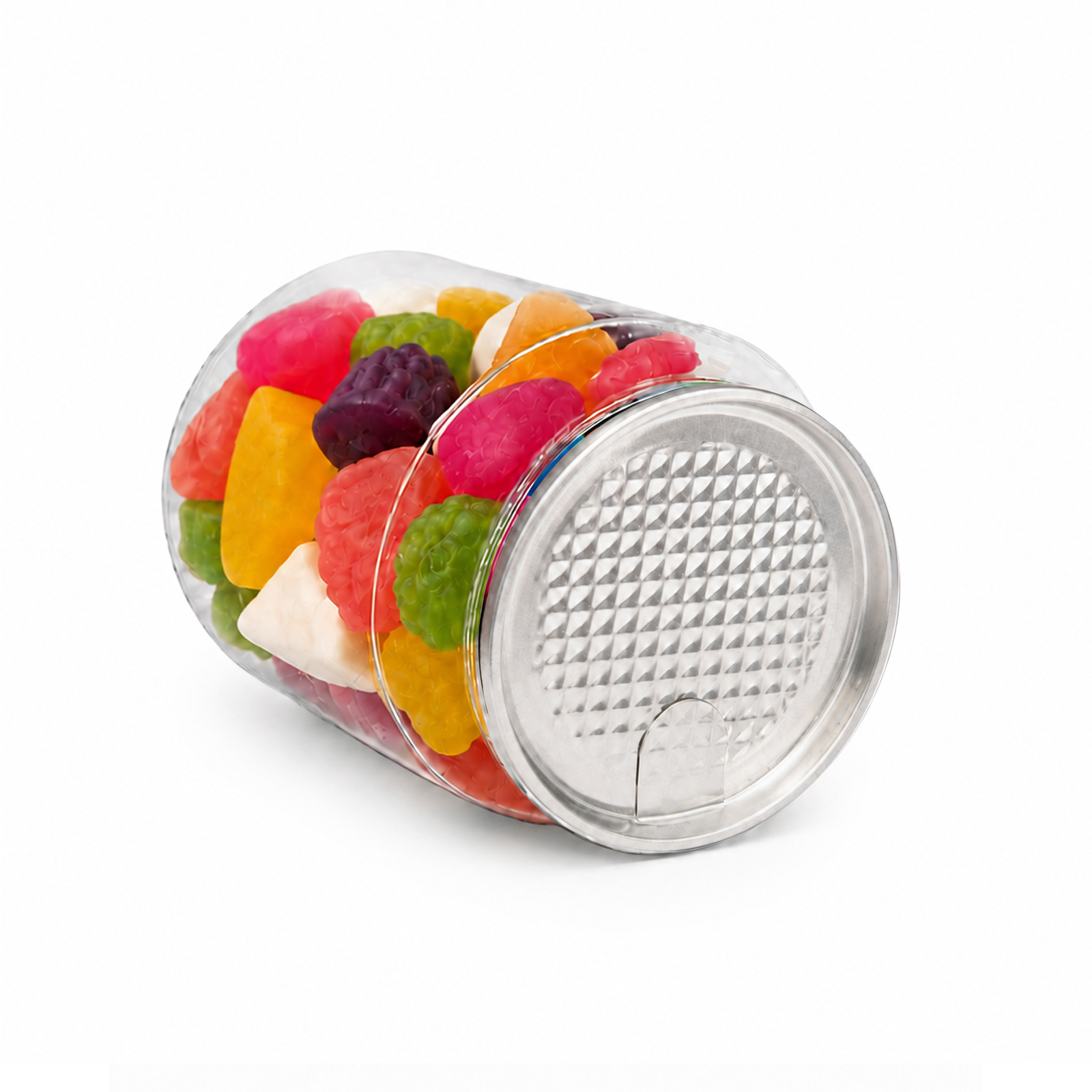 Jelly Party Mix in Clear Can 150g Angle Jelly Party Mix in Clear Can 150g Angle