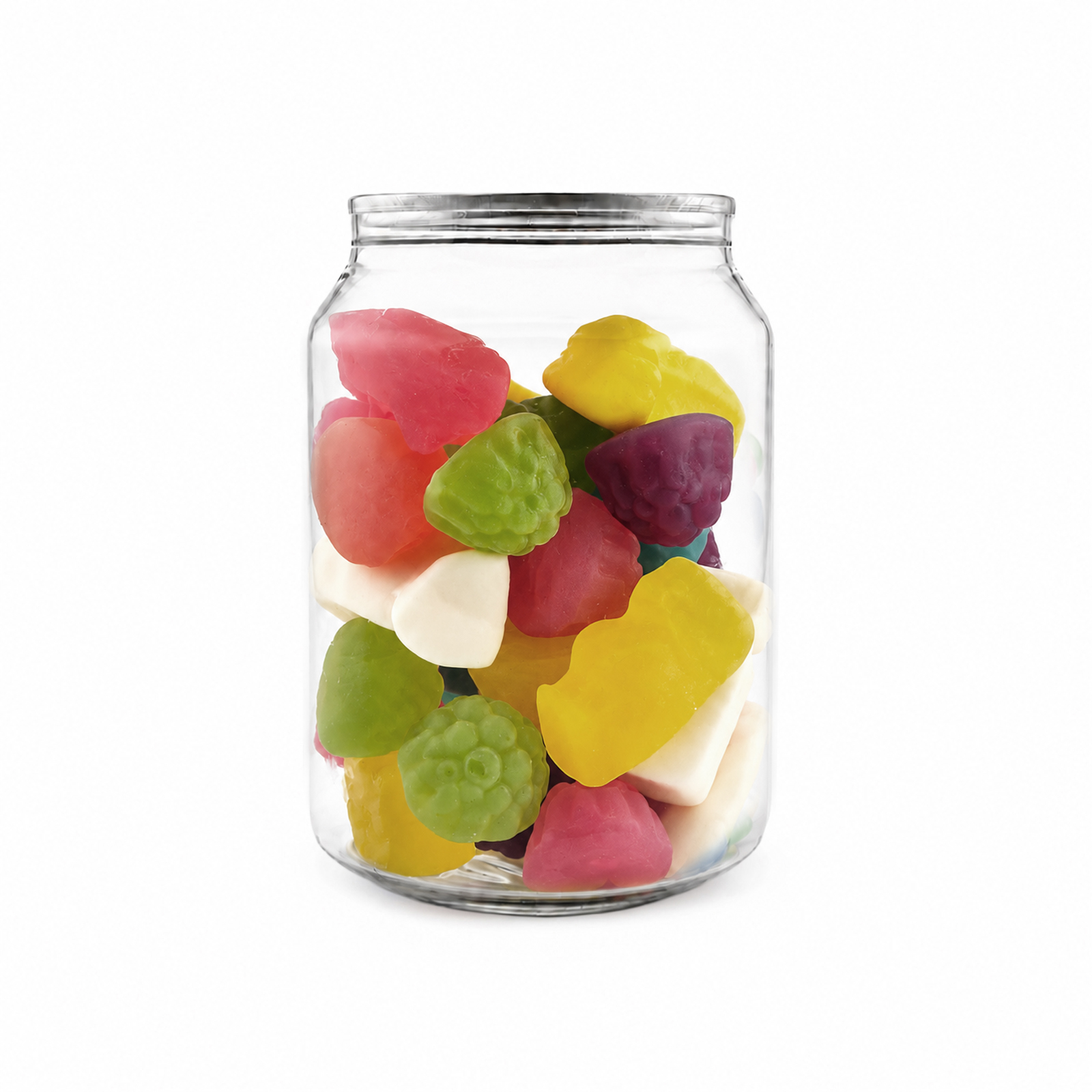 Jelly Party Mix in Clear Can 150g Front Jelly Party Mix in Clear Can 150g Front