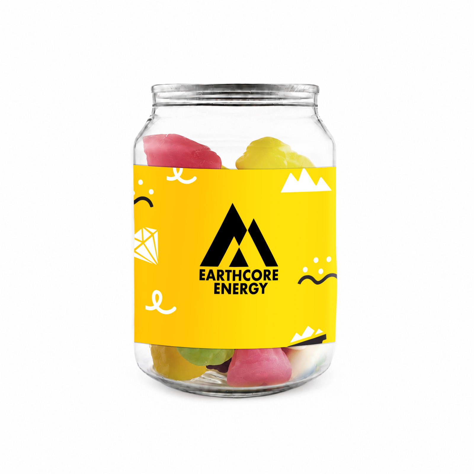 Jelly Party Mix in Clear Can 150g Wraplabel Jelly Party Mix in Clear Can 150g Wraplabel
